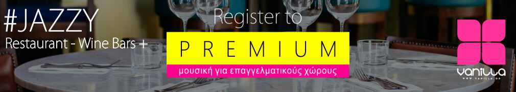 register to premium jazzy and eclectic music for restaurant and wine bars